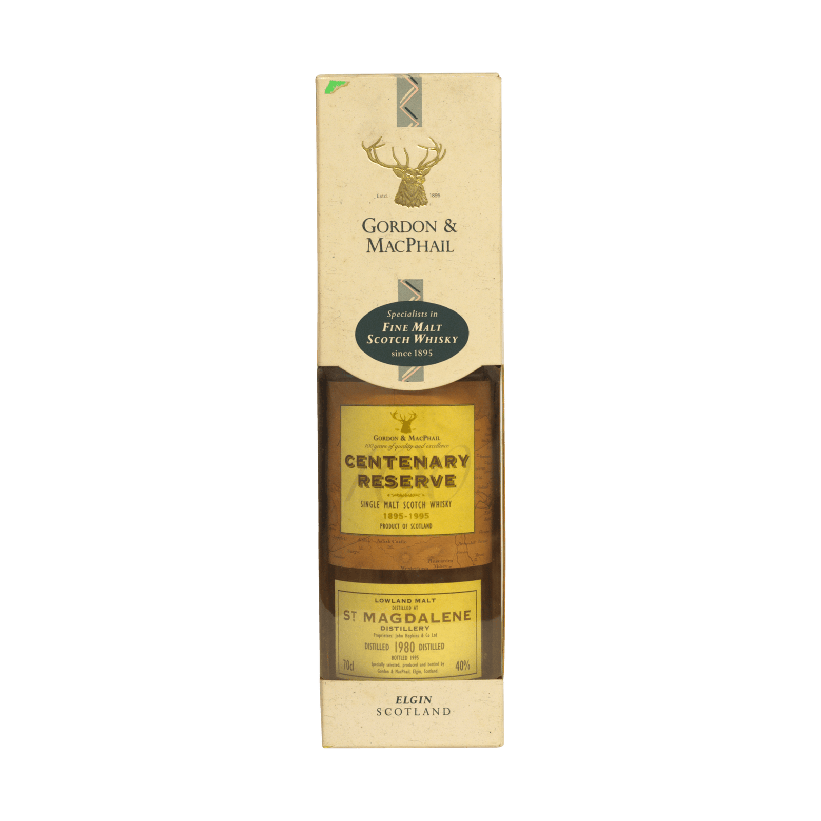 St Magdelene 1980 15 Year Old 'Centenary Reserve' Gordon & MacPhail 40.00%