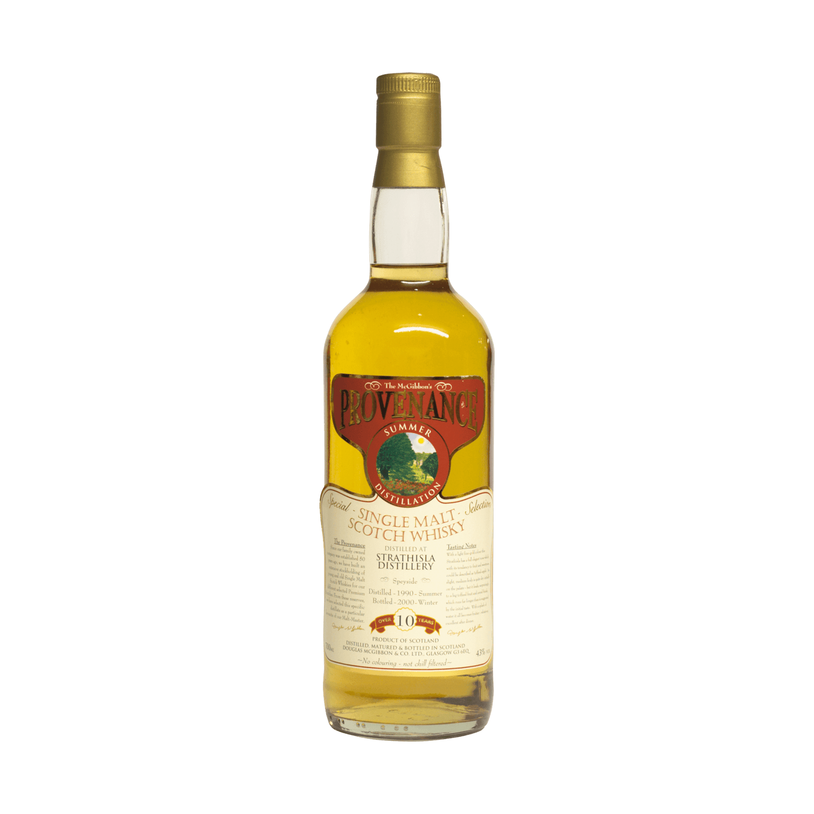 Strathisla 1990 10 Year Old Provenance 'Summer Distillation' 43.00%