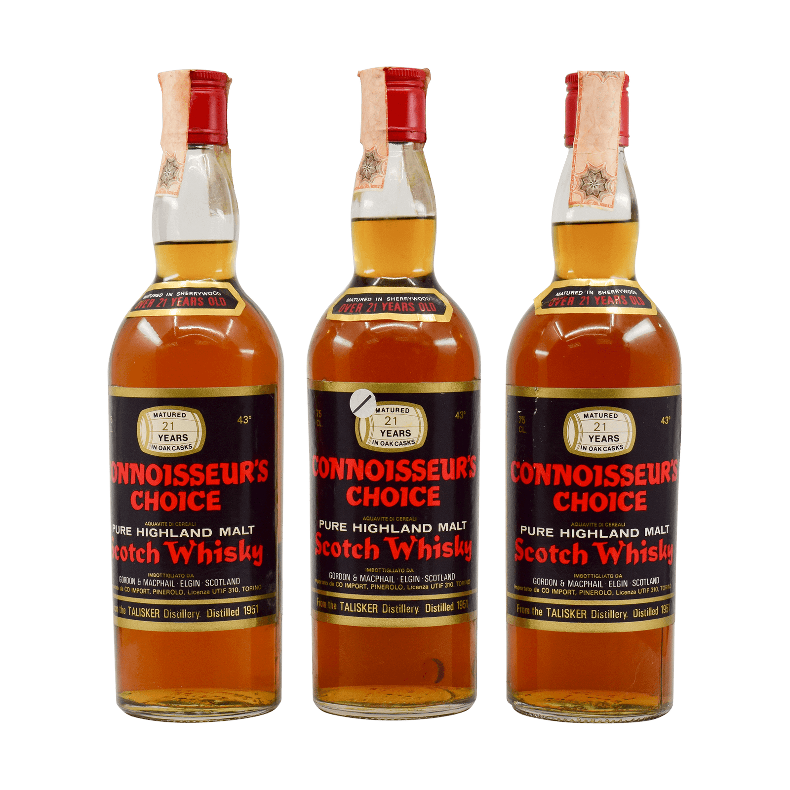 Talisker 1951 21 Year Old 'Connoisseurs Choice' Gordon & MacPhail 43.00% 75cl