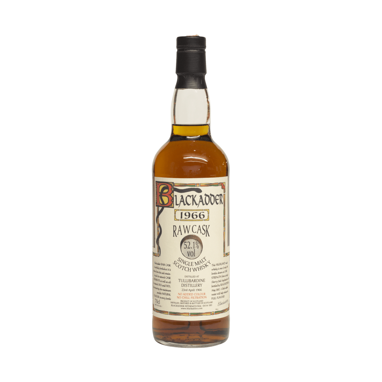 Tullibardine 1966 36 Year Old 'Raw Cask' Blackadder 52.10% 70cl