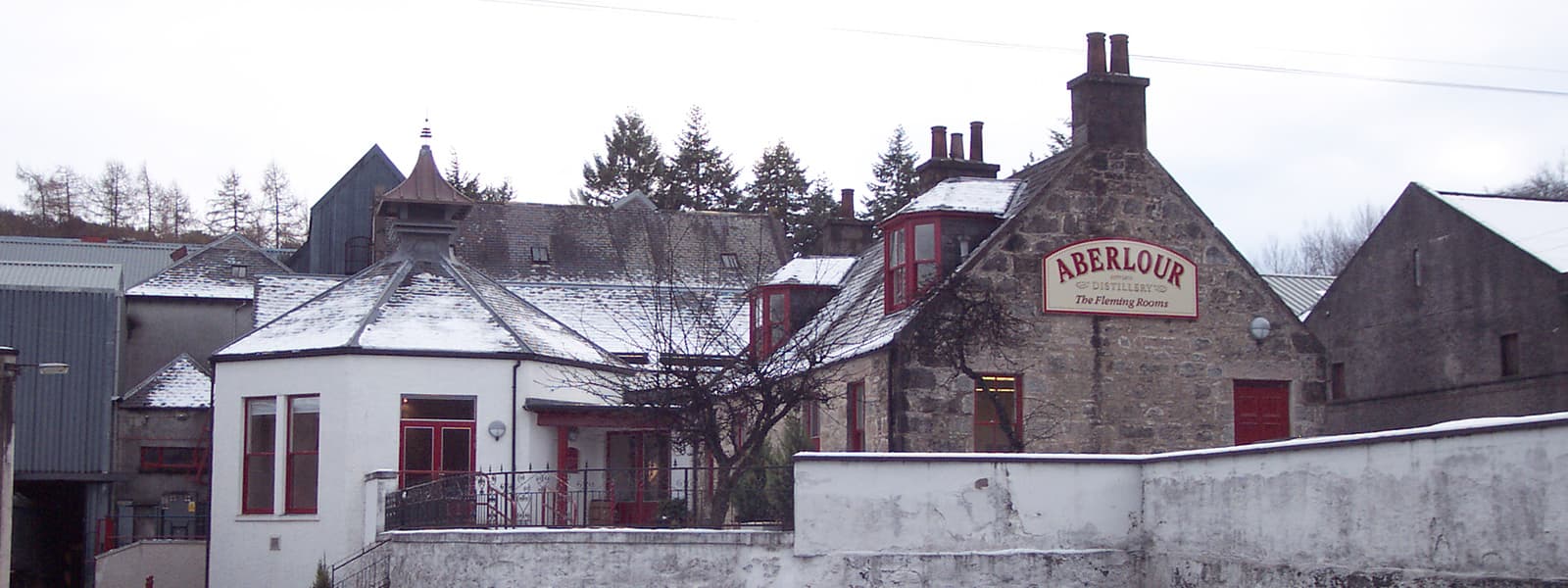 The Aberlour distillery in the Speyside whisky region of Scotland.