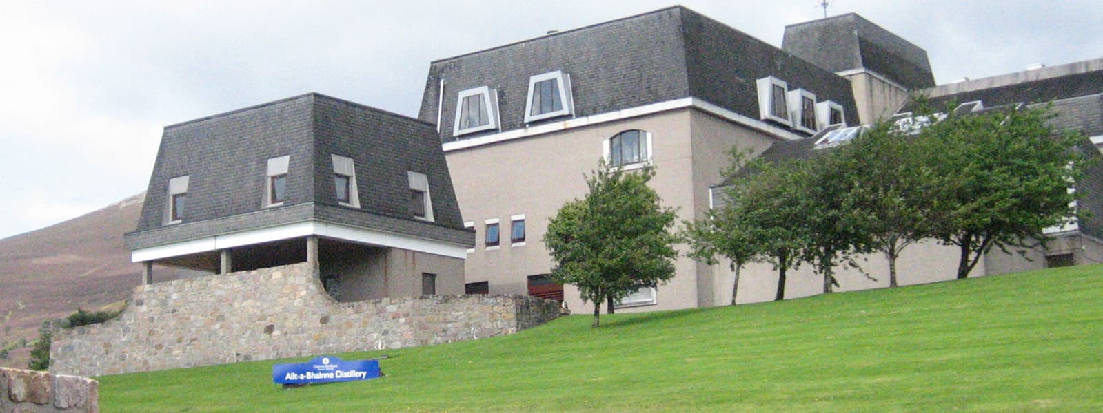 The Allt á Bhainne distillery in the Speyside whisky region of Scotland.