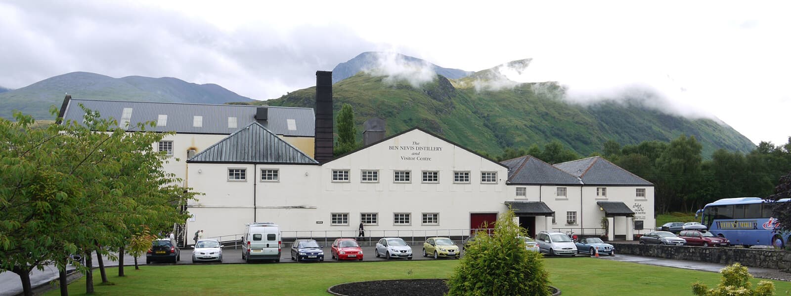 The Ben Nevis distillery in the Highland whisky region of Scotland.