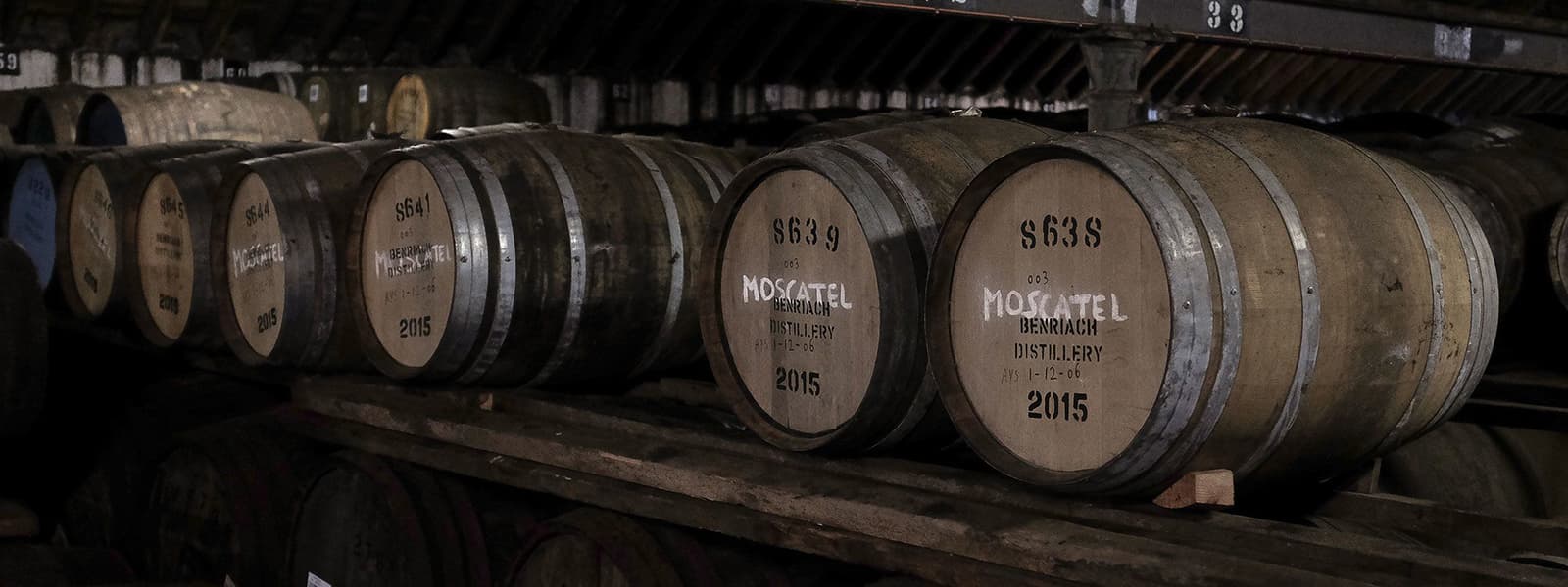 The BenRiach distillery in the Speyside whisky region of Scotland.