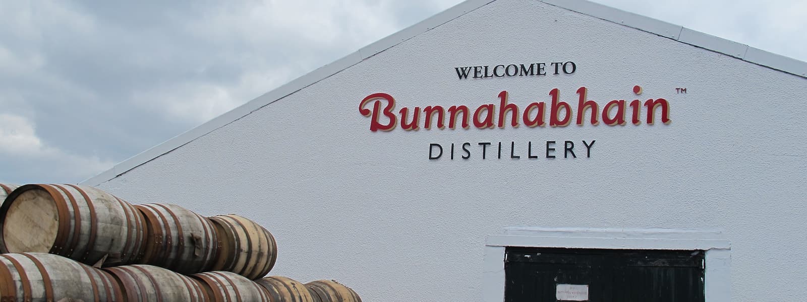 The Bunnahabhain distillery in the Islay whisky region of Scotland.