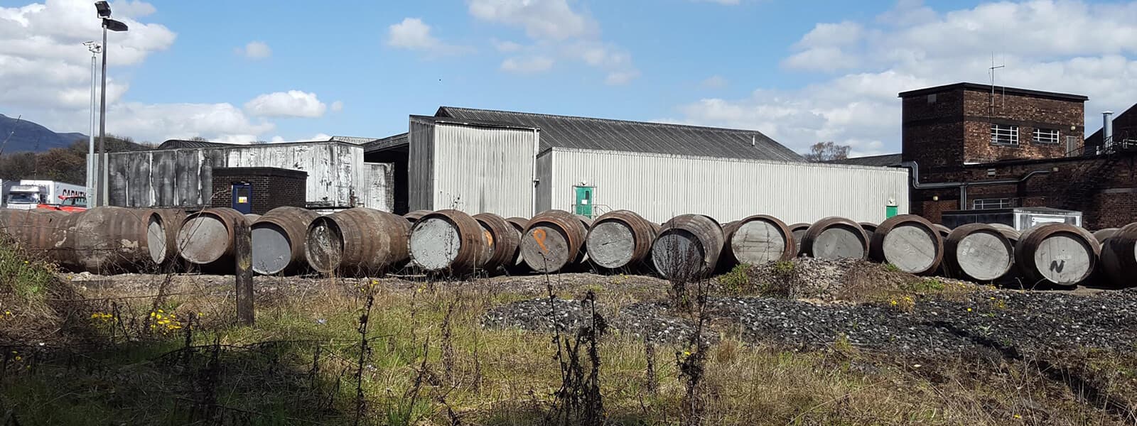 The Cambus distillery in the Lowland whisky region of Scotland.