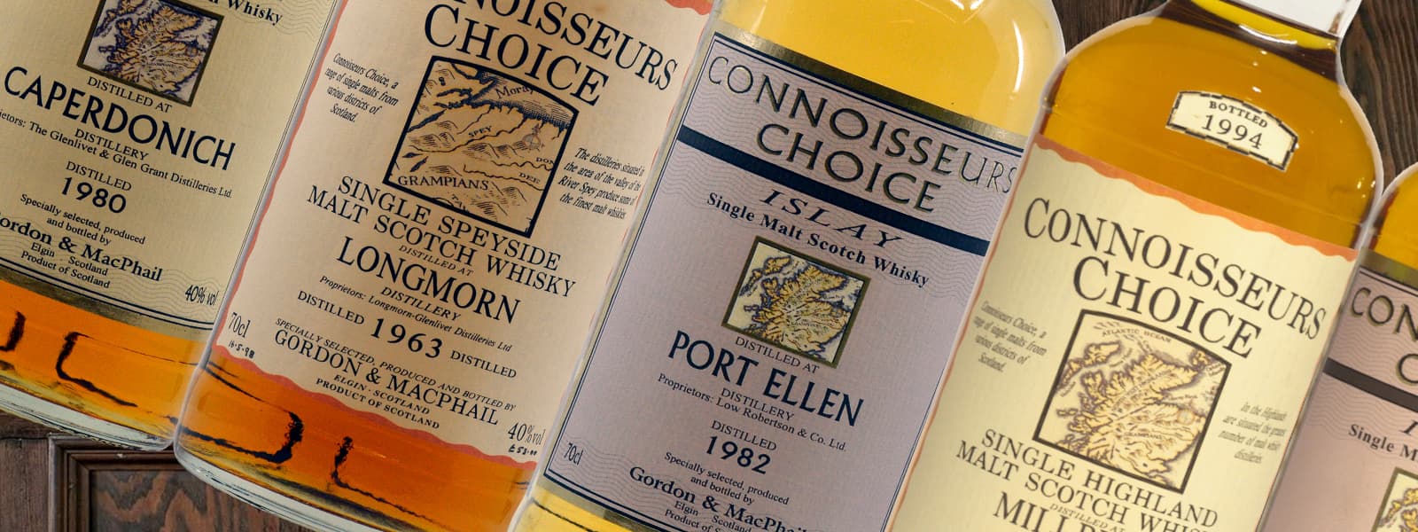 Our collection celebrating Connoisseur's Choice by Gordon and MacPhail