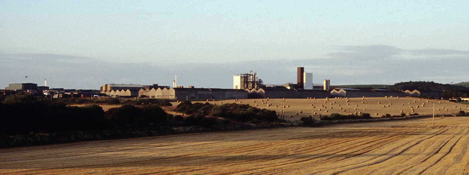 The Ladyburn distillery in the Lowland whisky region of Scotland.