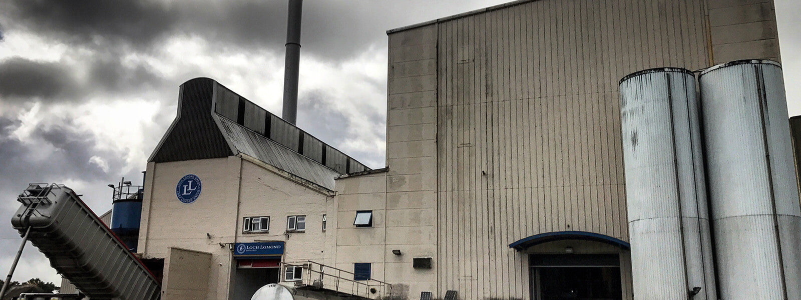 The Loch Lomond distillery in the Highland whisky region of Scotland