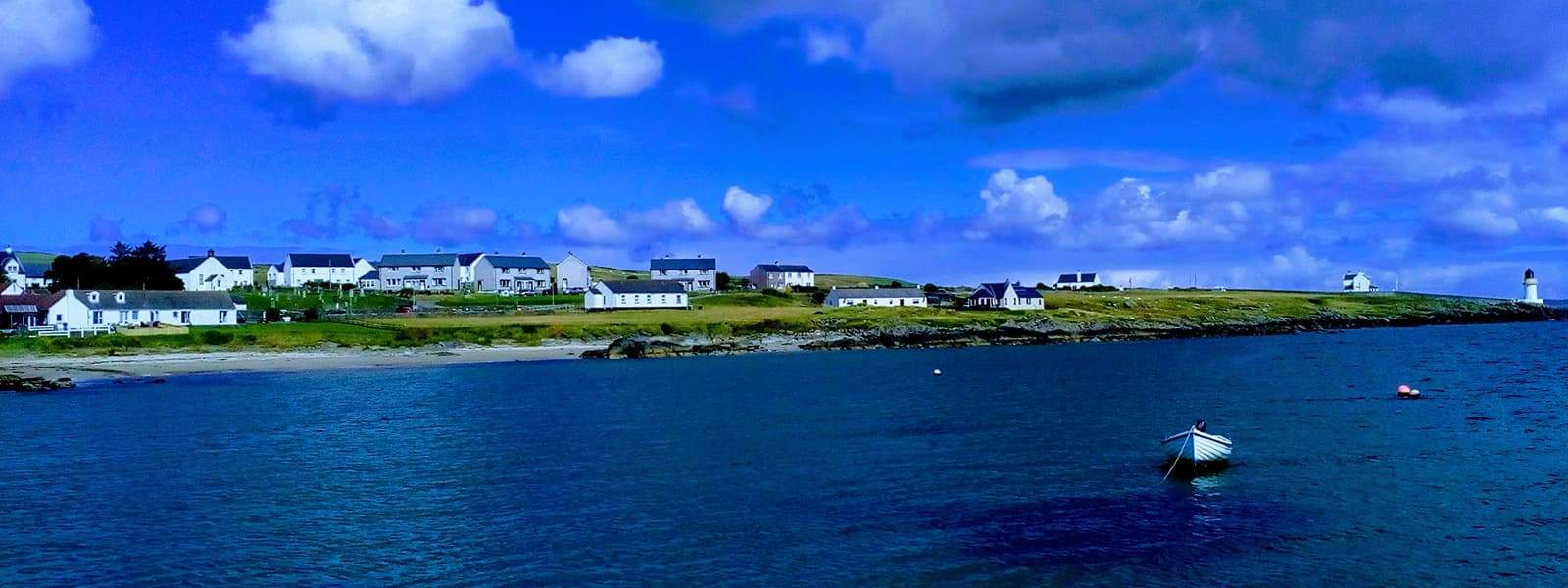 The Lochindaal distillery in the Islay whisky region of Scotland.