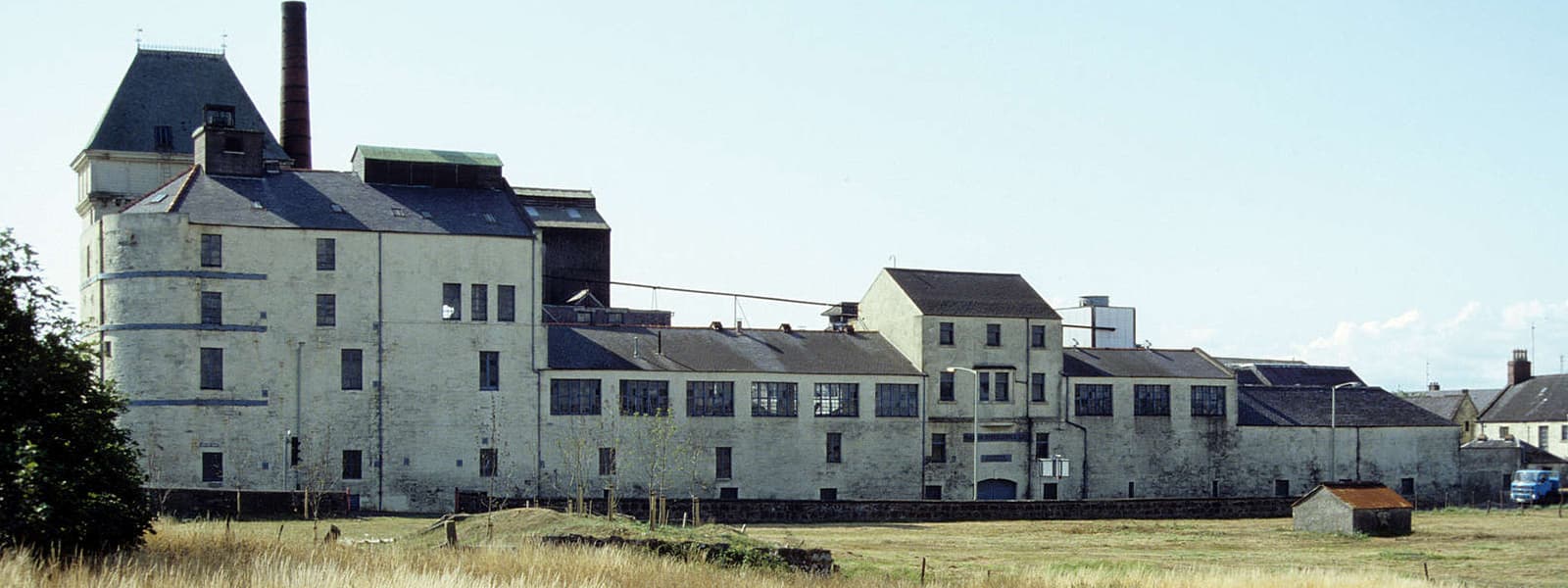 The Lochside distillery in the Speyside whisky region of Scotland.