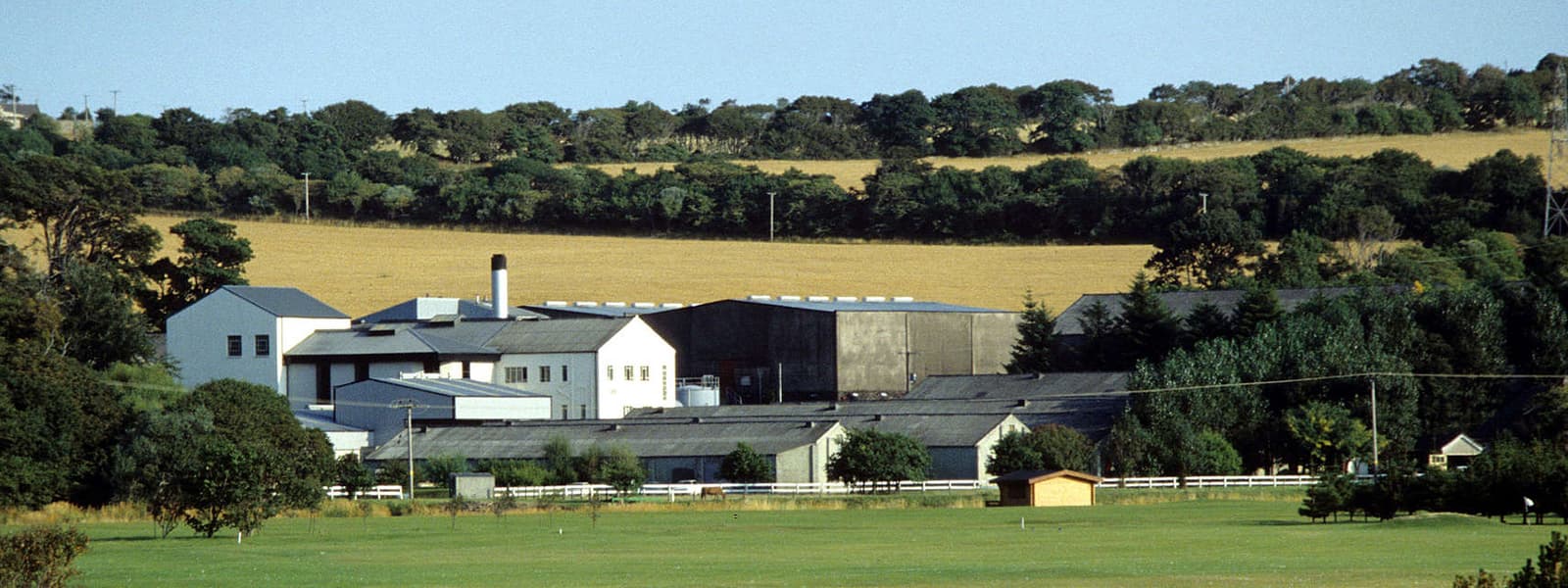 The Macduff distillery in the Speyside whisky region of Scotland.