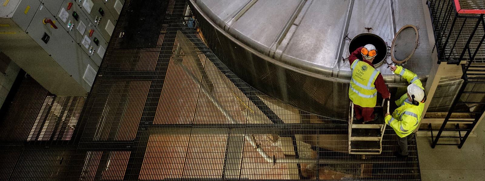 The North British distillery in the Speyside whisky region of Scotland.
