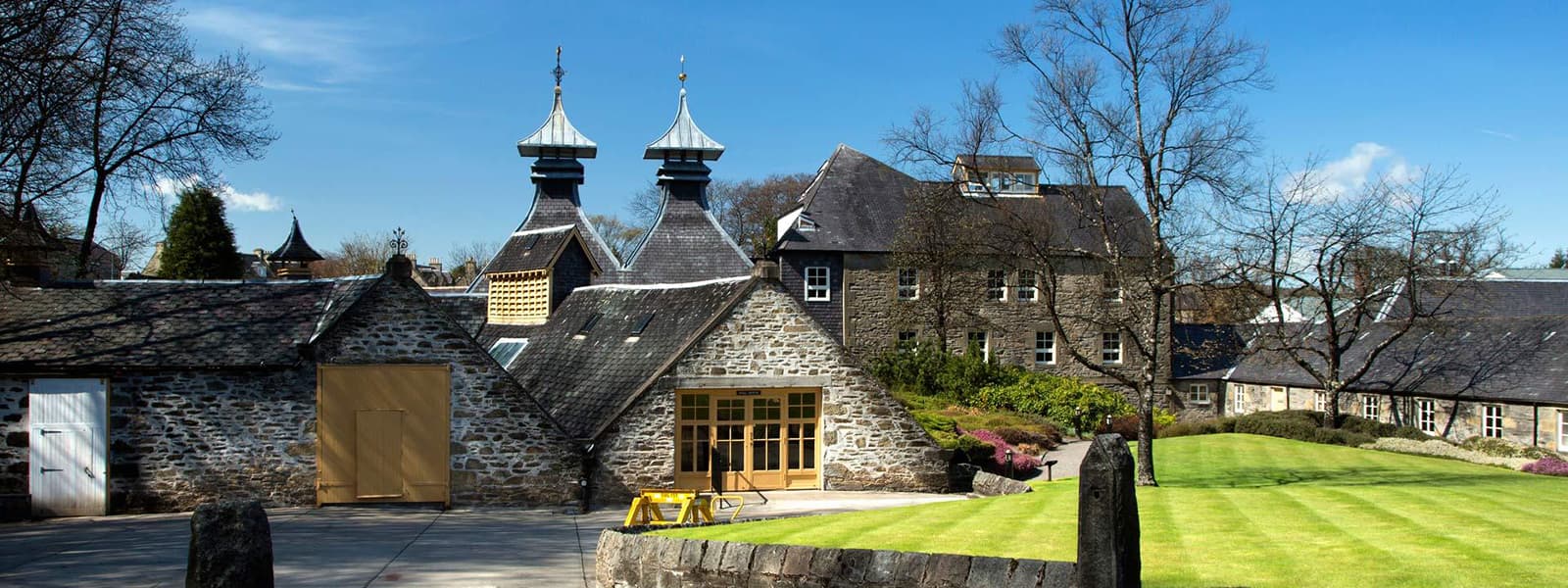 The Strathisla distillery in the Speyside whisky region of Scotland.