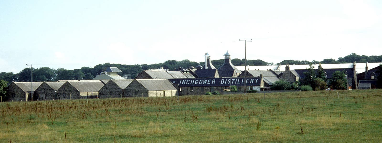 The Inchgower distillery in the Speyside whisky region of Scotland.