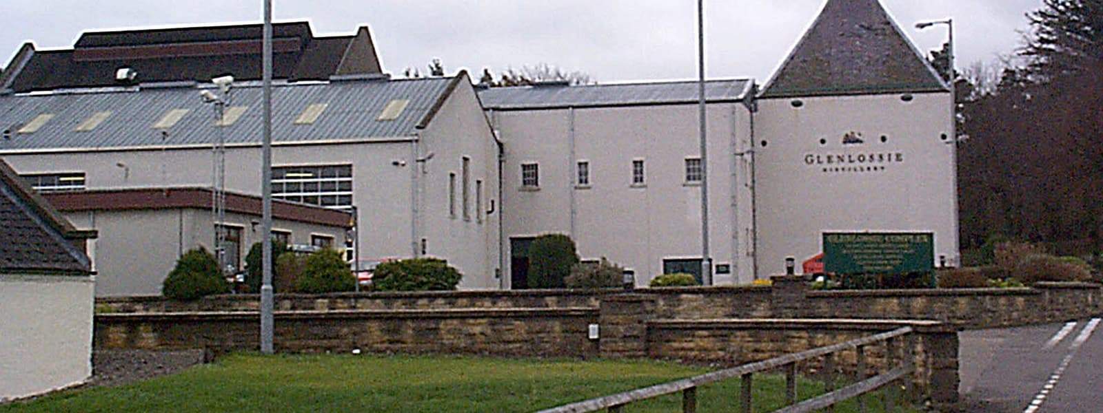 The Glenlossie distillery in the Speyside whisky region of Scotland.