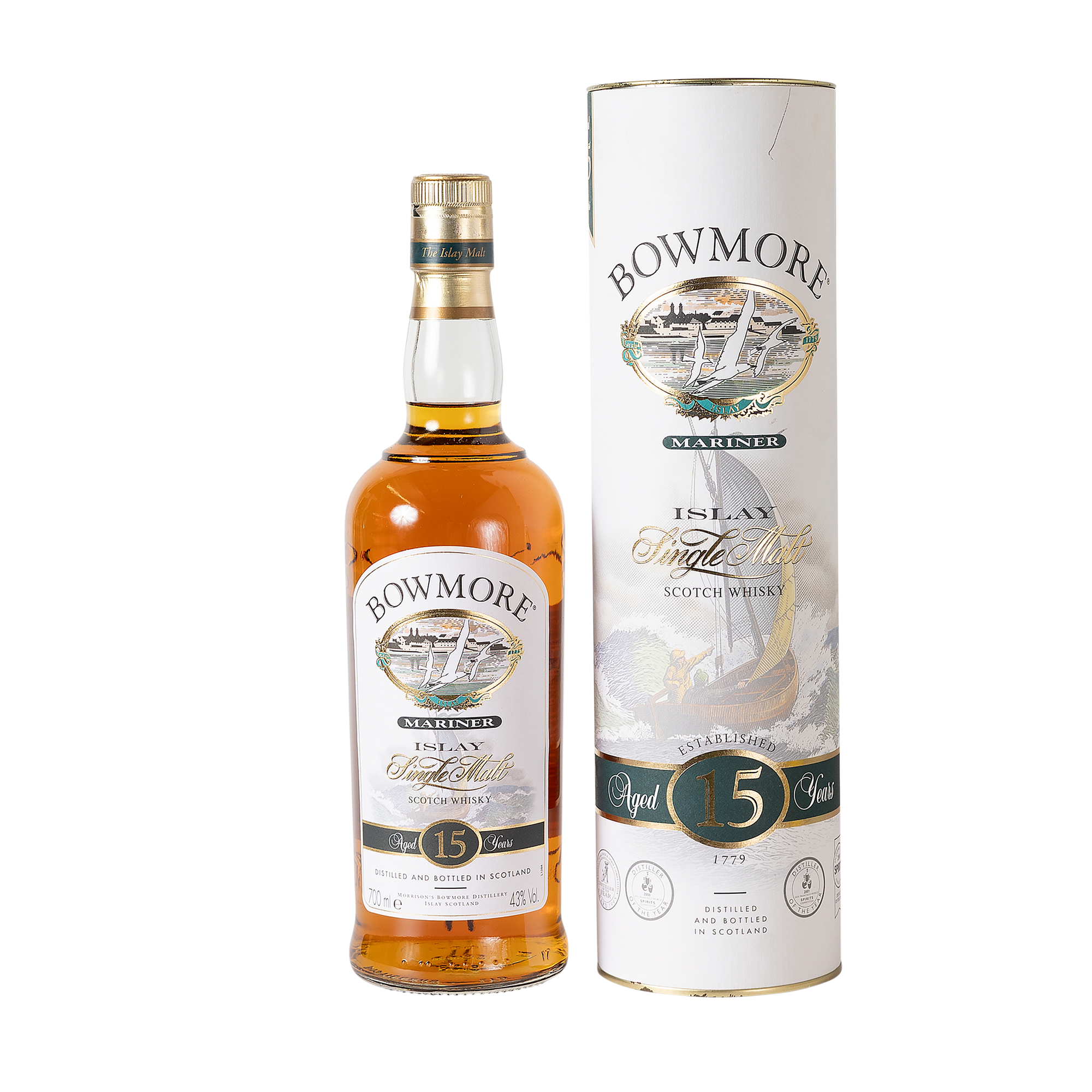Bowmore 15 Year Old Mariner Screen Print 43.00% 70cl