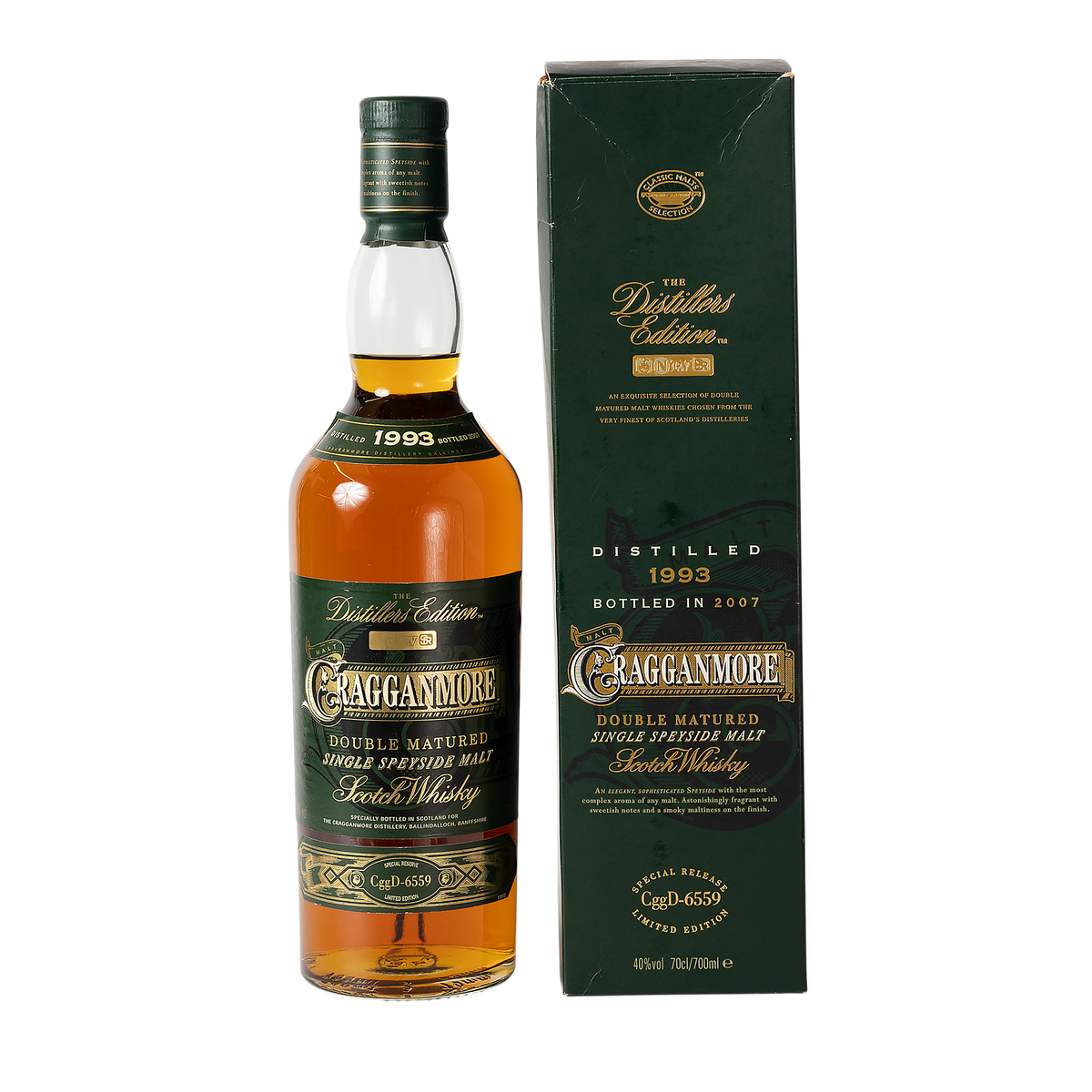 Cragganmore 1993 Distillers Edition 40.00% 70cl