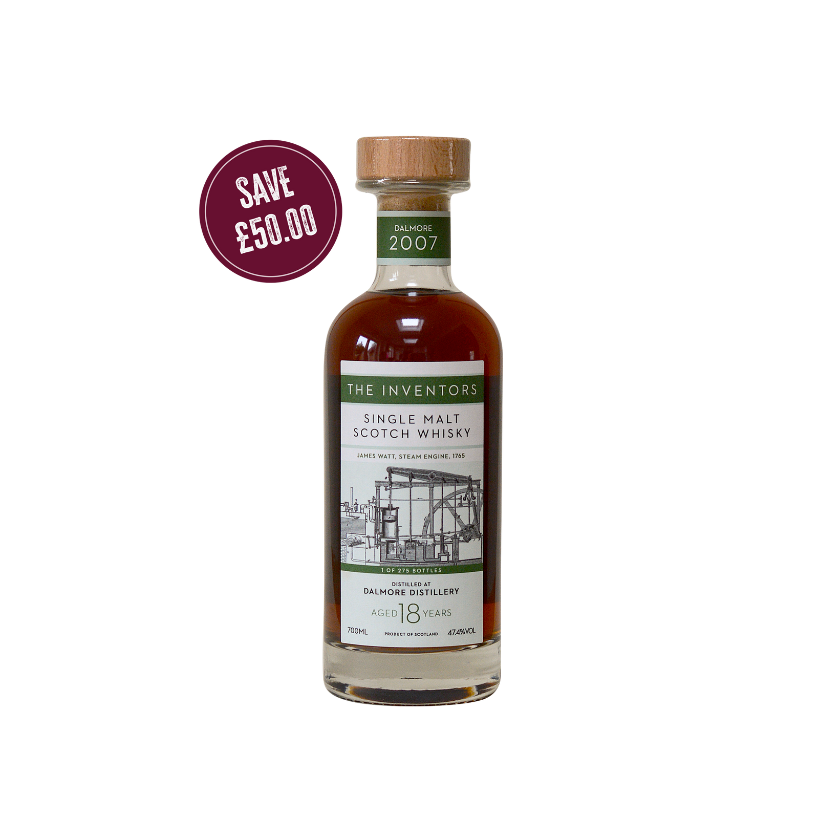 Dalmore 2007 18 Year Old 'The Inventors' 47.40% 70cl