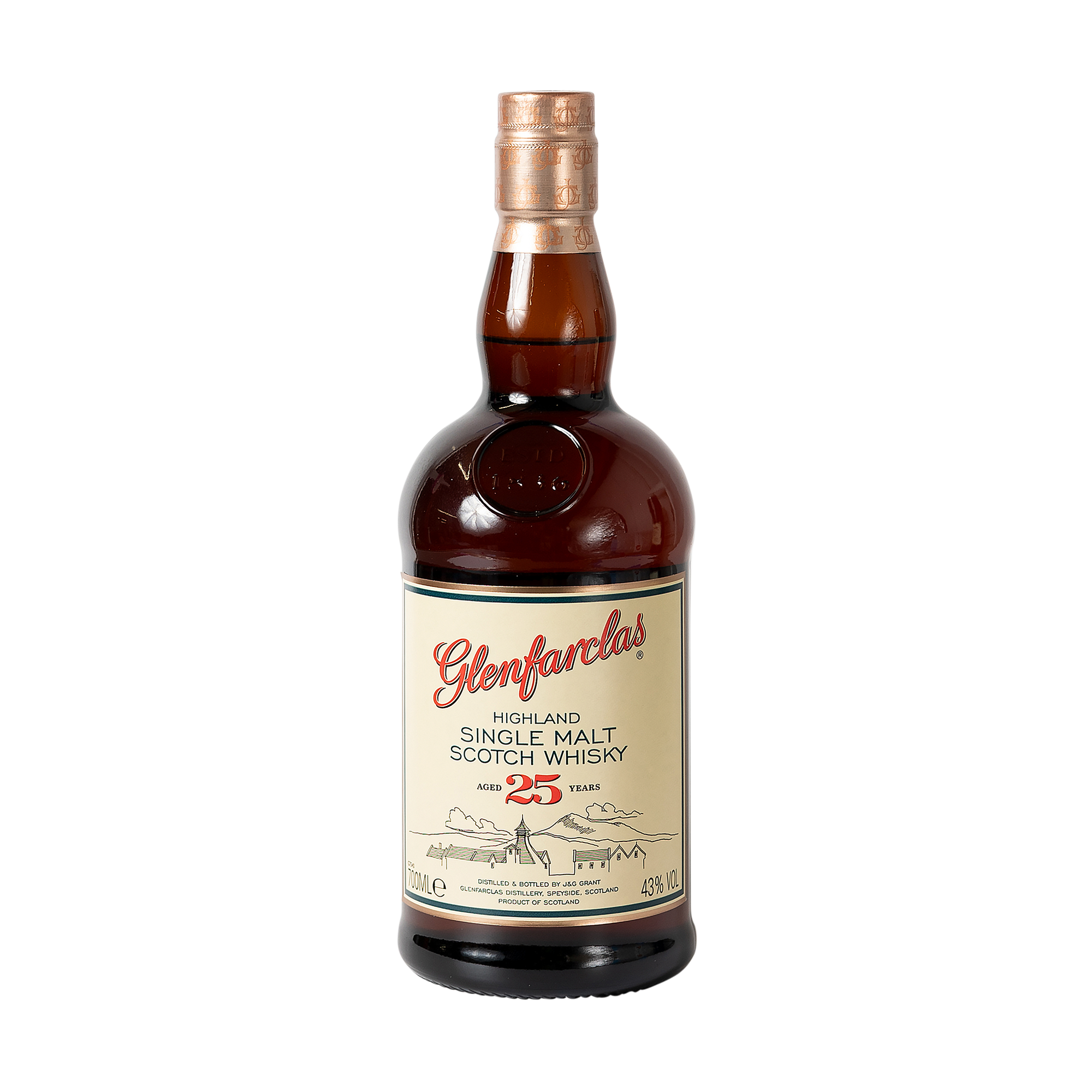 Glenfarclas 25 Year Old 43.00% 70cl