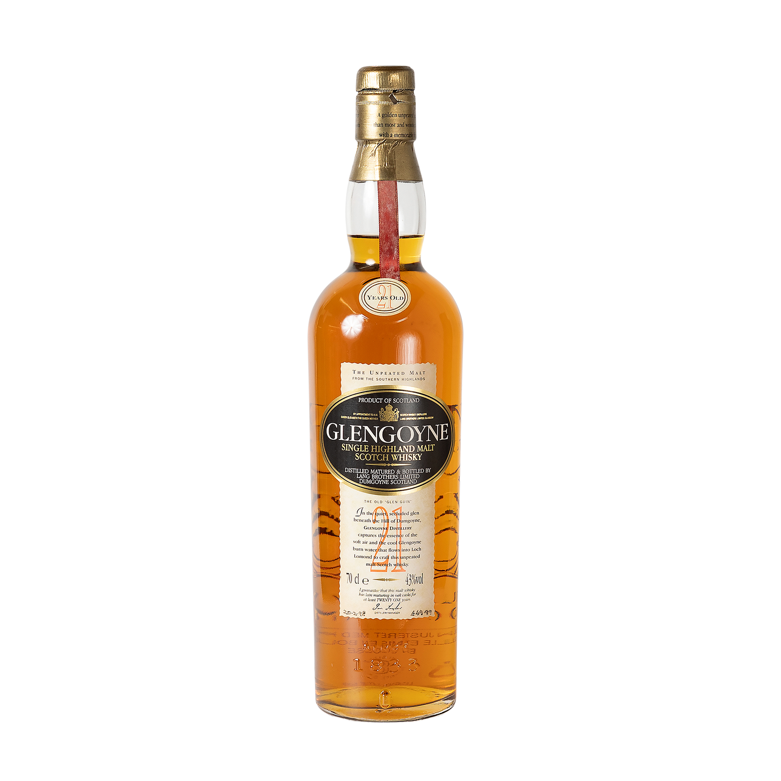 Glengoyne 21 Year Old 43.00% 70cl