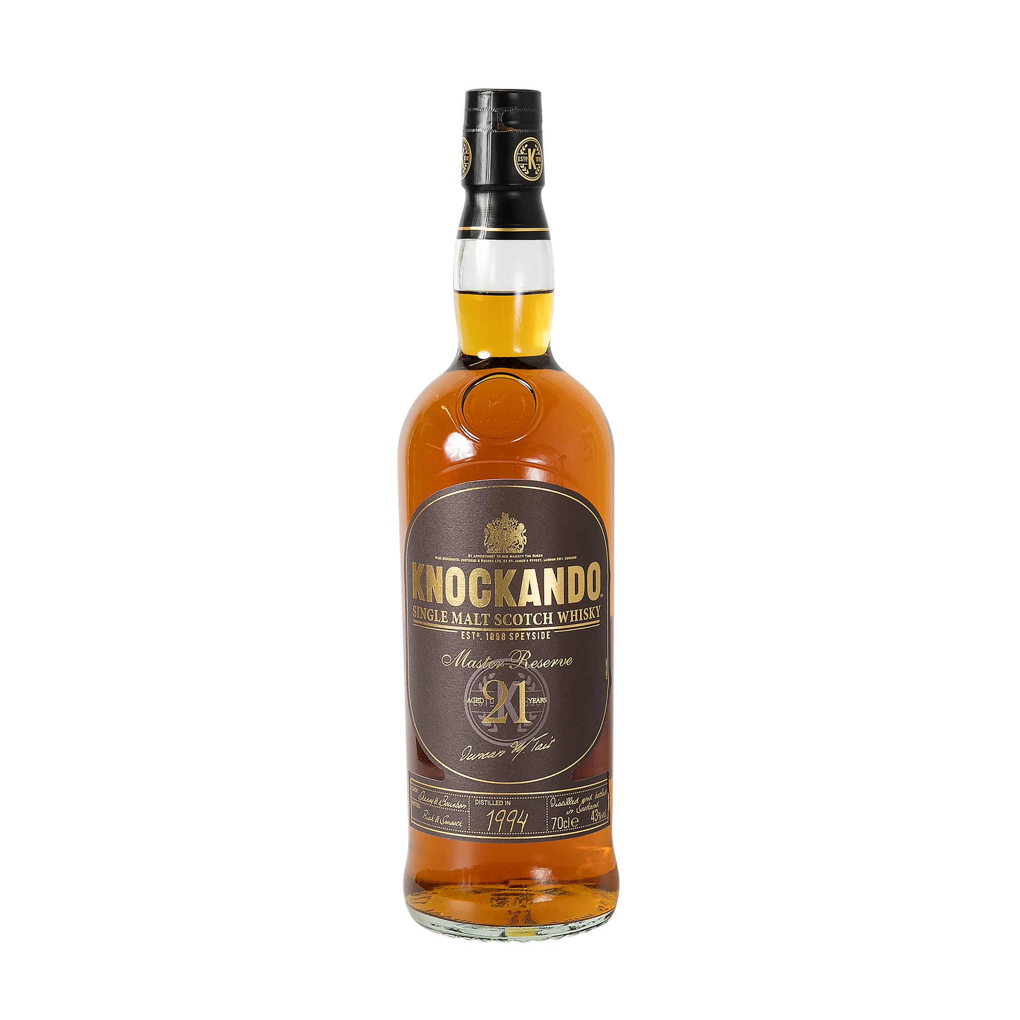 Knockando 1994 21 Year Old Master's Reserve & Glasses 43.00% 70cl