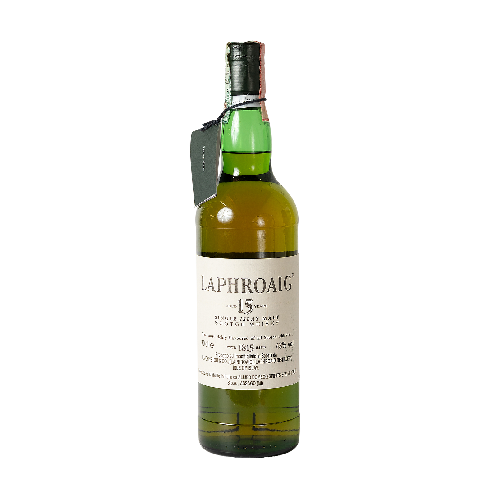 Laphroaig 15 Year Old 43.00% 70cl Pre Royal Warrant