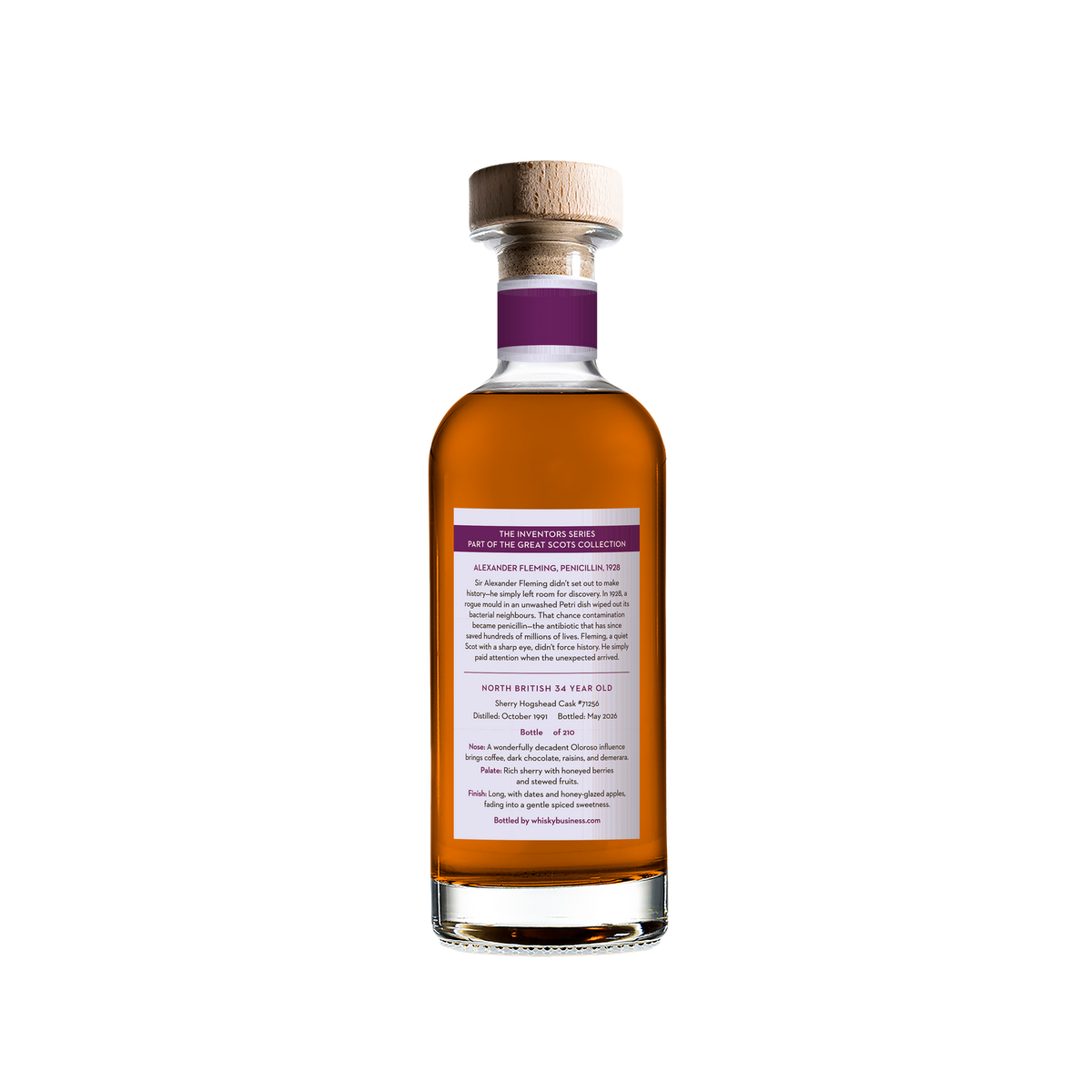 North British 1991 34 Year Old 'The Inventors' 51.30% 70cl