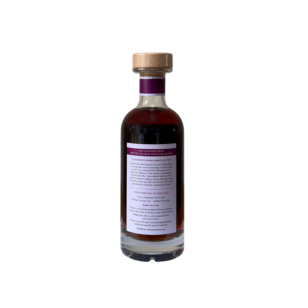 North British 1991 34 Year Old 'The Inventors' 51.30% 70cl