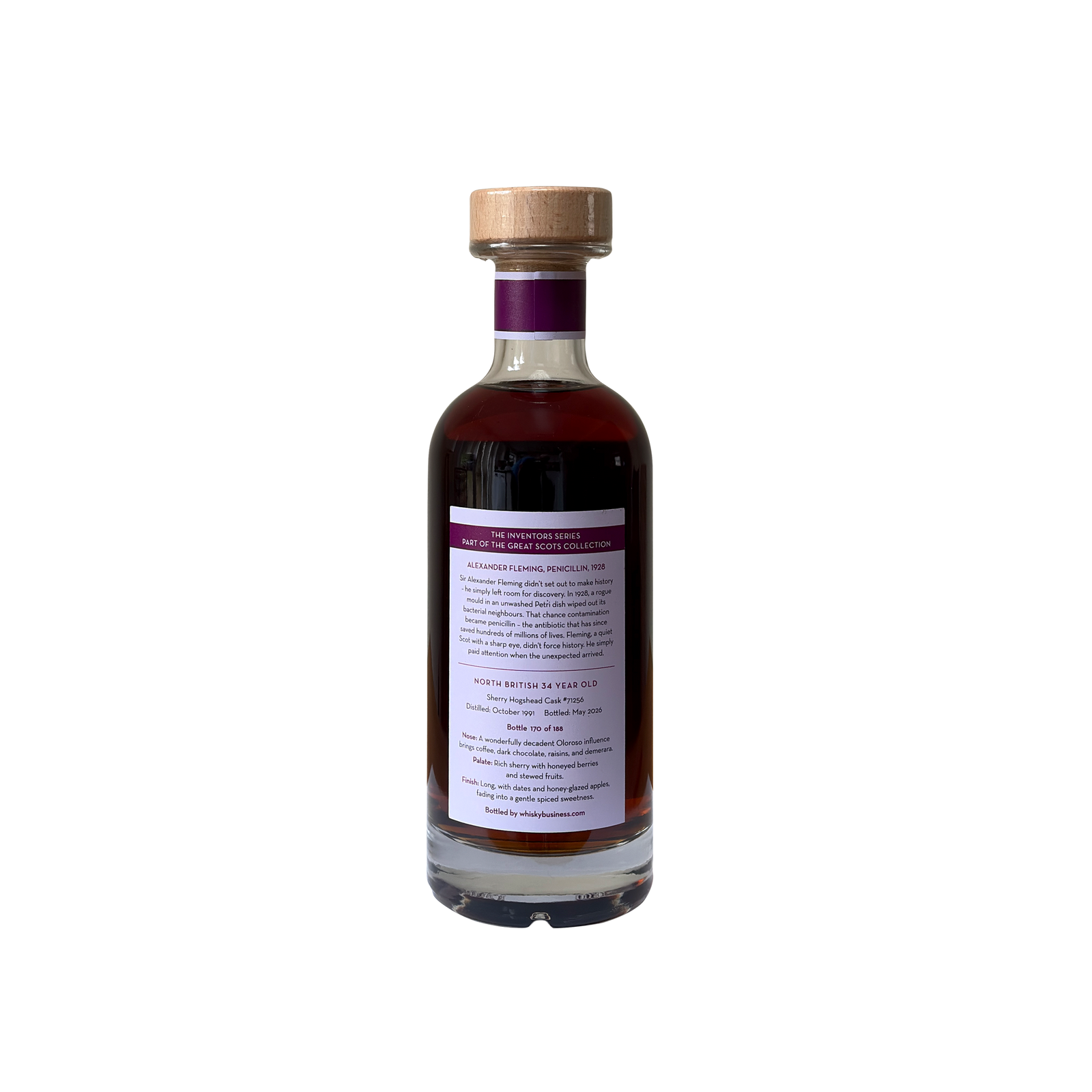 North British 1991 34 Year Old 'The Inventors' 51.30% 70cl