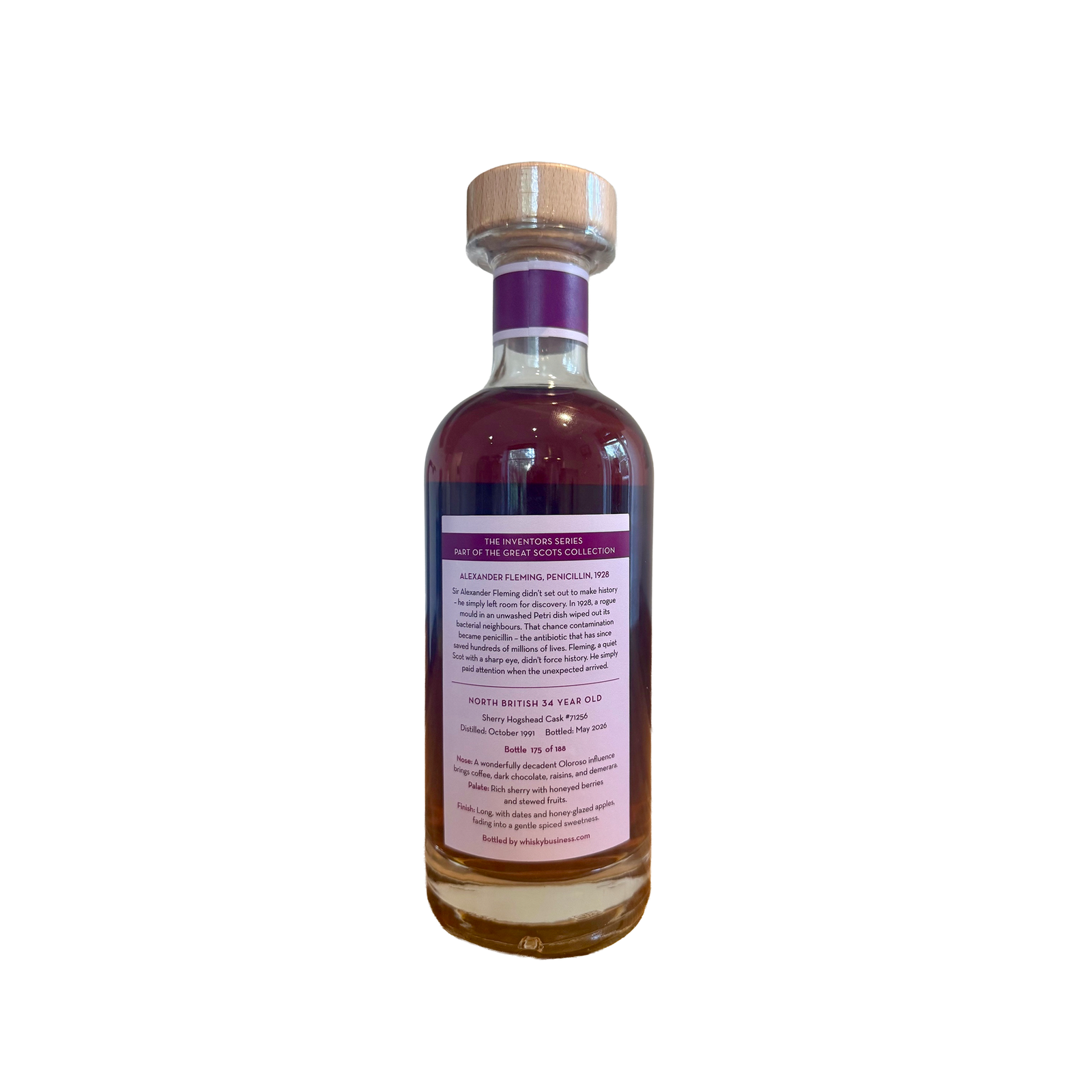 North British 1991 34 Year Old 'The Inventors' 51.30% 70cl