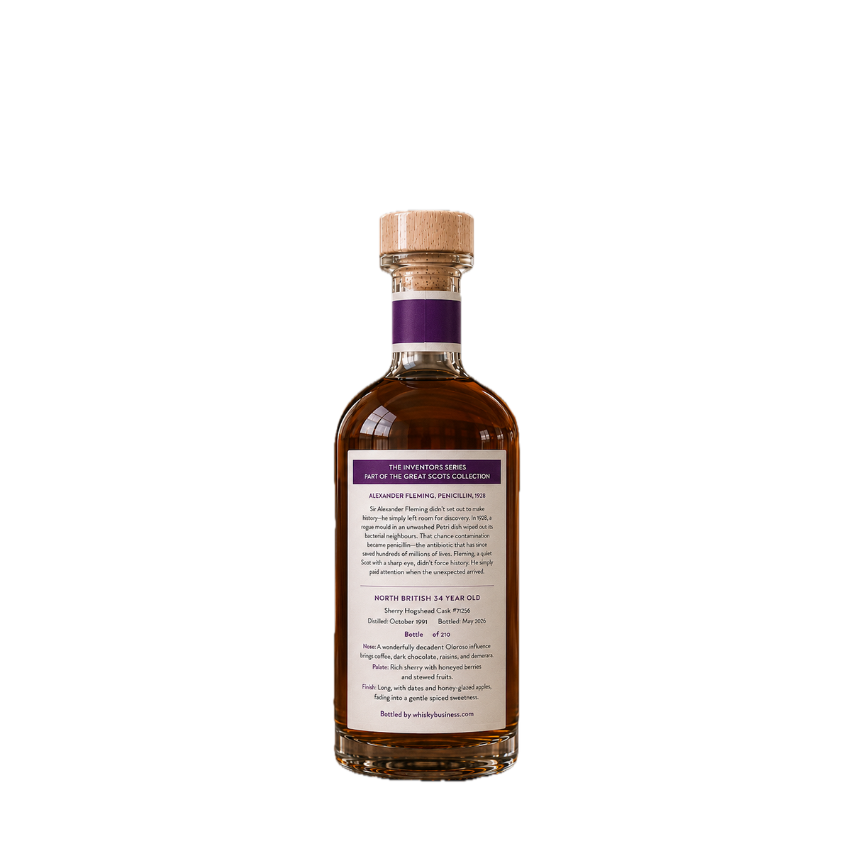 North British 1991 34 Year Old 'The Inventors' 51.30% 70cl