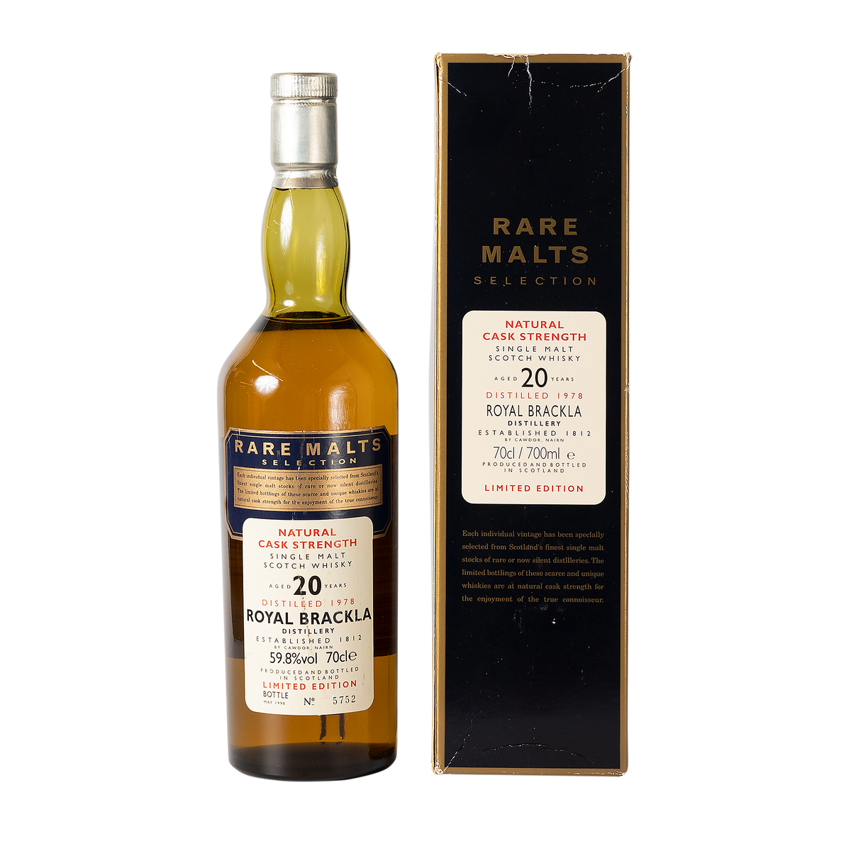 Royal Brackla 1978 20 Year Old Rare Malts Selection 59.80% 70cl (Copy)