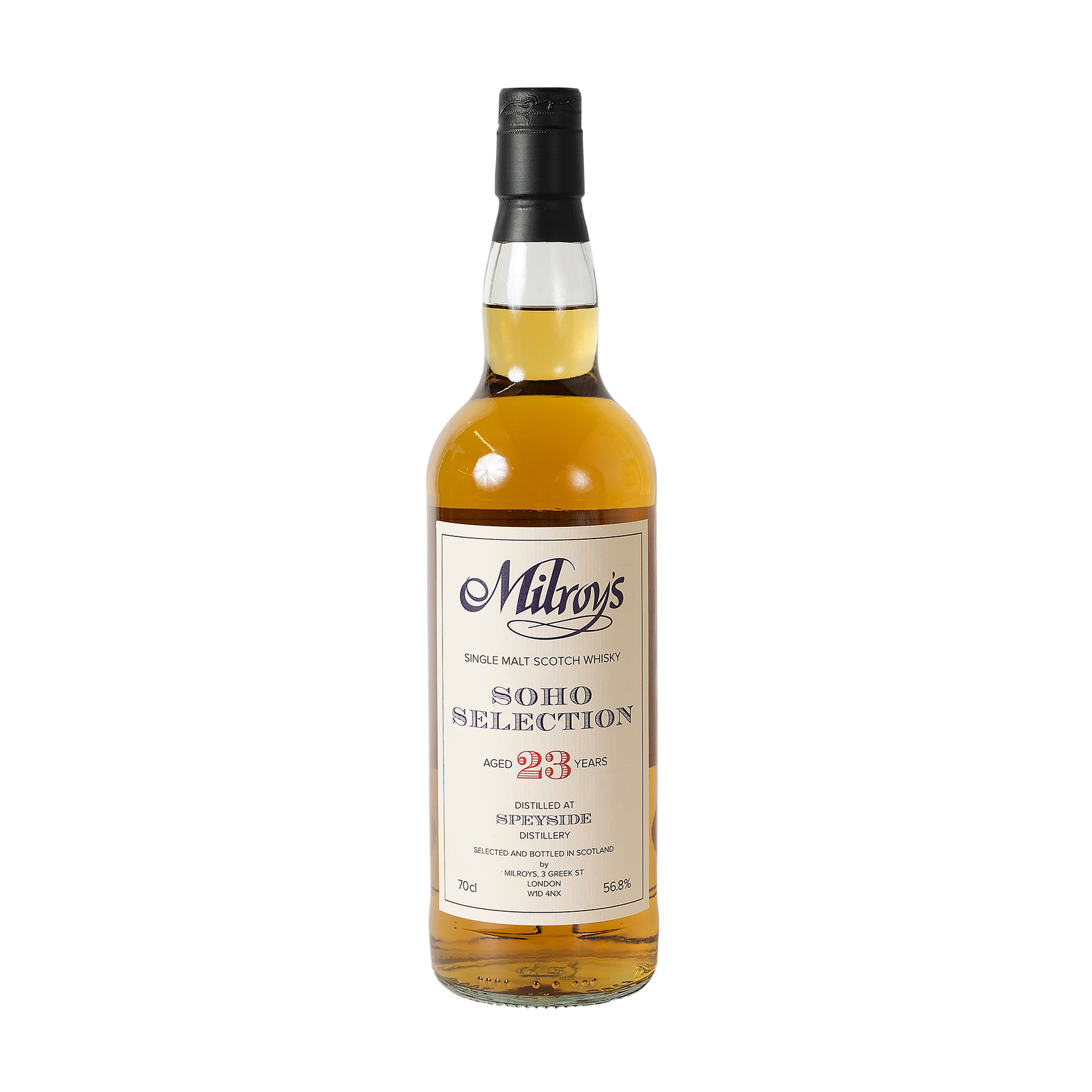 Speyside 23 Year Old 'Soho Selection' Milroy's of Soho 56.80% 70cl