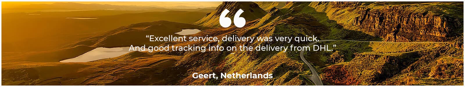 Customer testimonial for Whisky Business