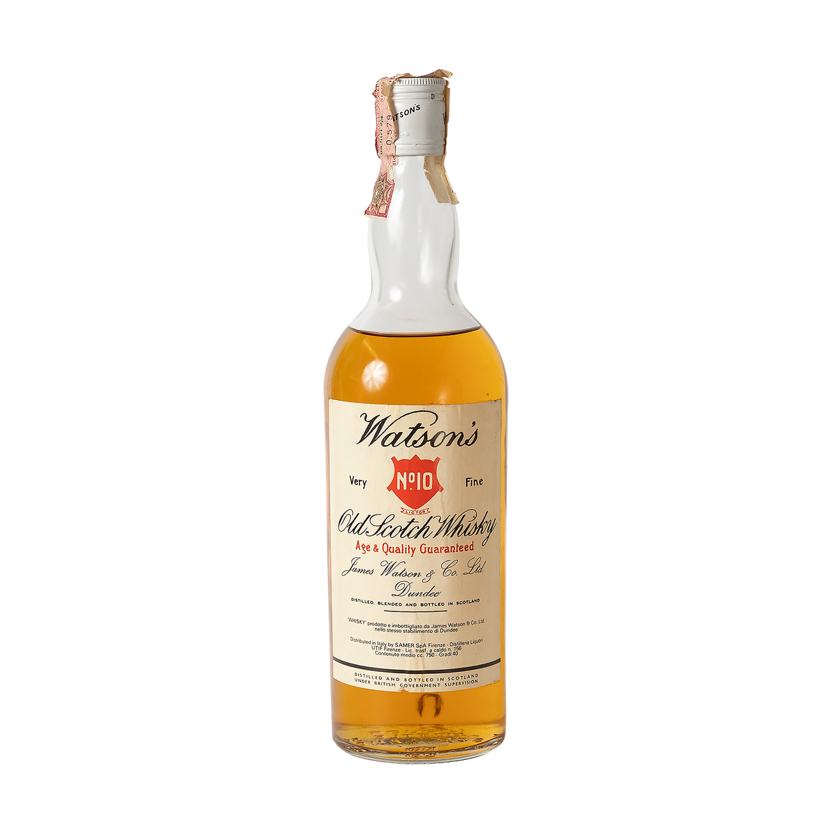 Watson&#39;s No. 10 Old Scotch Whisky