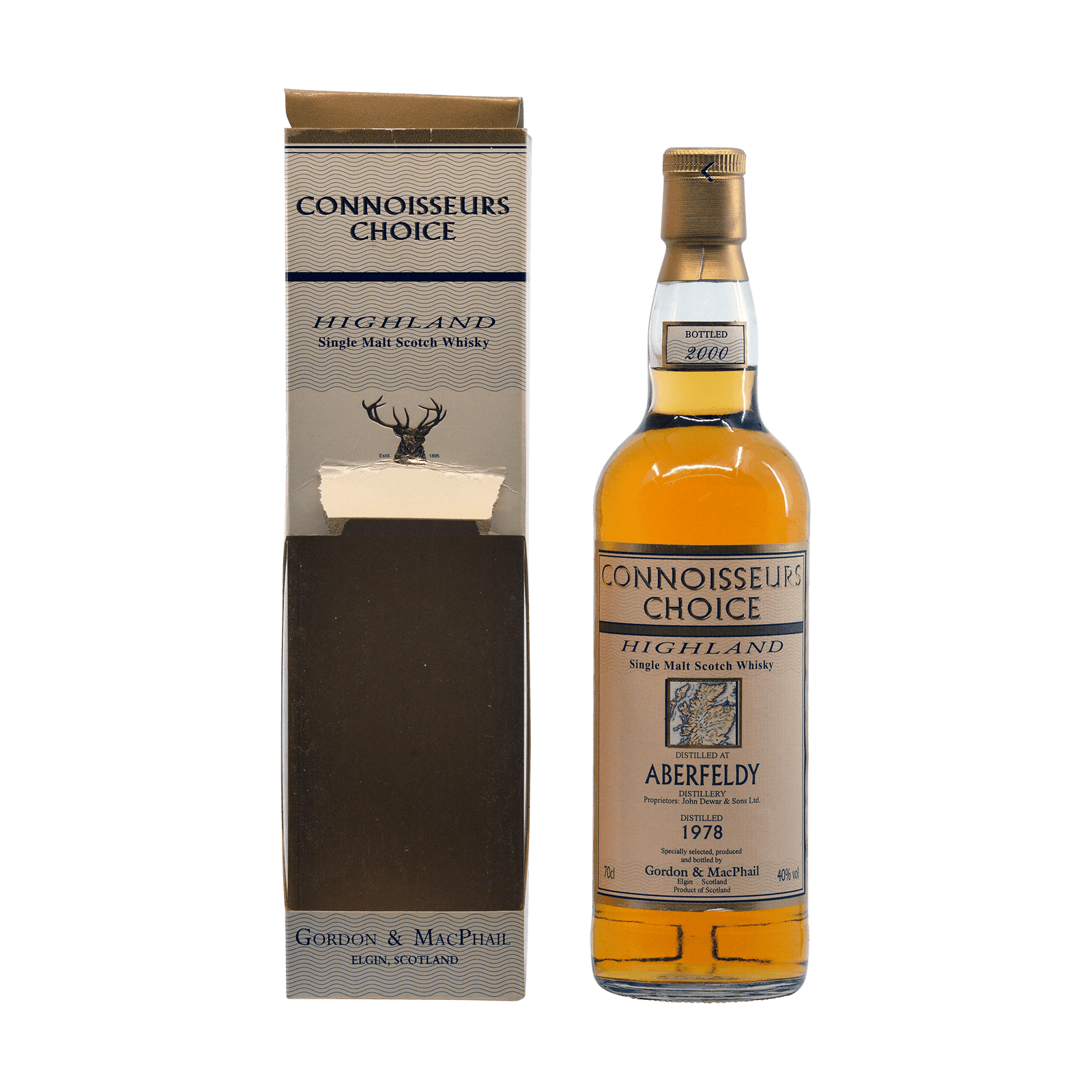 Aberfeldy 1978 22 Year Old Connoisseurs Choice Gordon & MacPhail 40.00%