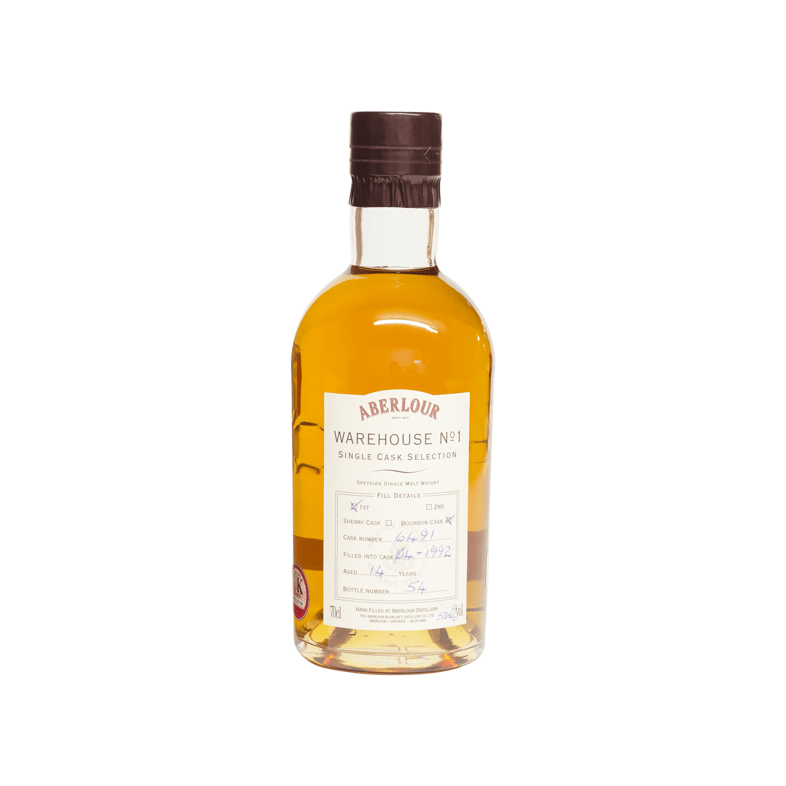Aberlour 1992 14 Year Old 'Warehouse No.1' 58.6%