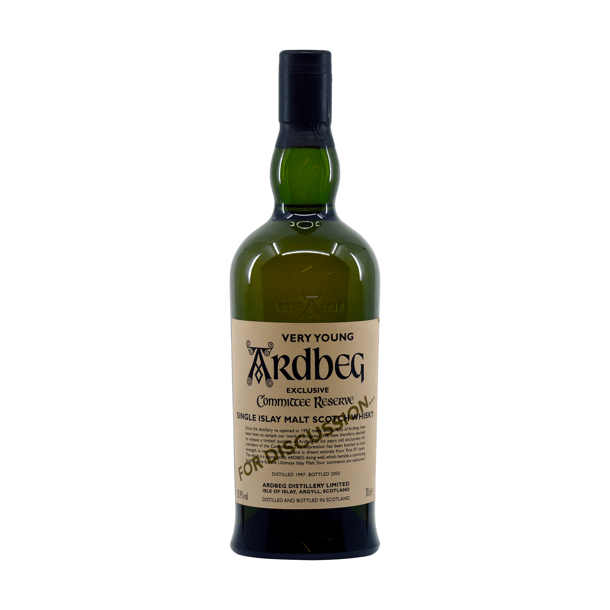 Ardbeg 2003 6 Year Old ‘Very Young’ For Discussion...