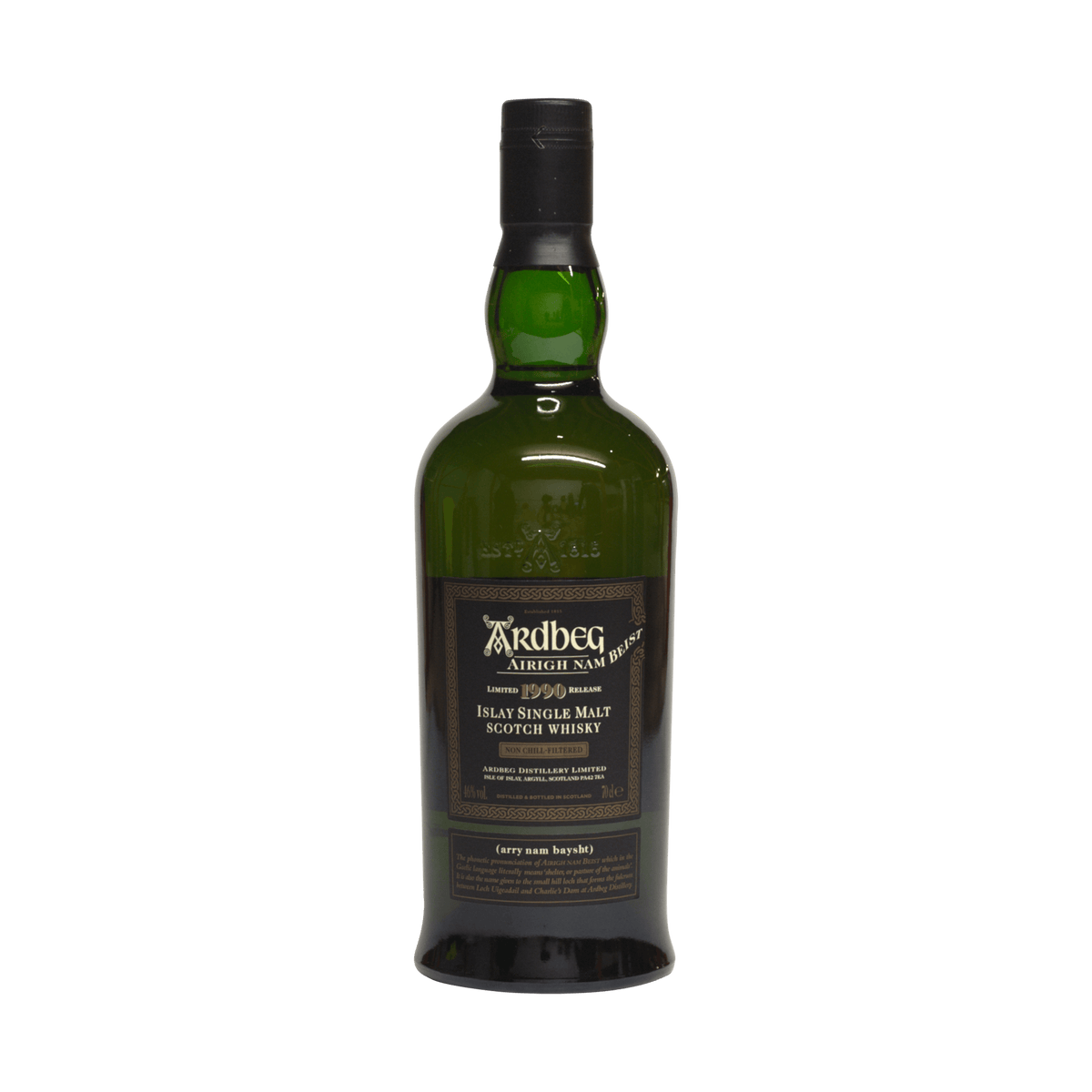 Ardbeg 1990 26 Year Old &#39;Airigh Nam Beist&#39; 46.00%
