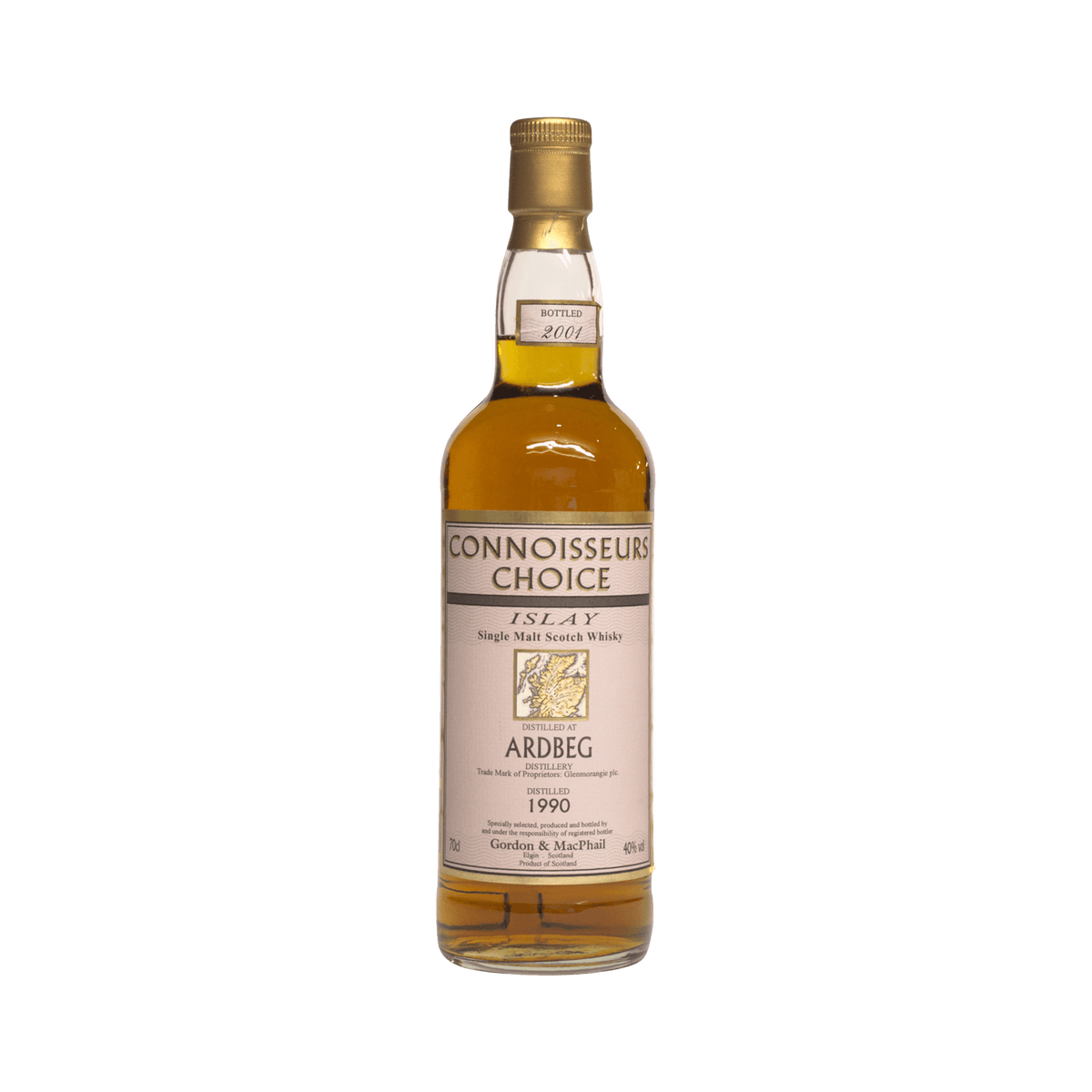 Ardbeg 1990 11 Year Old &#39;Connoisseurs Choice&#39; Gordon &amp; MacPhail 40.00%