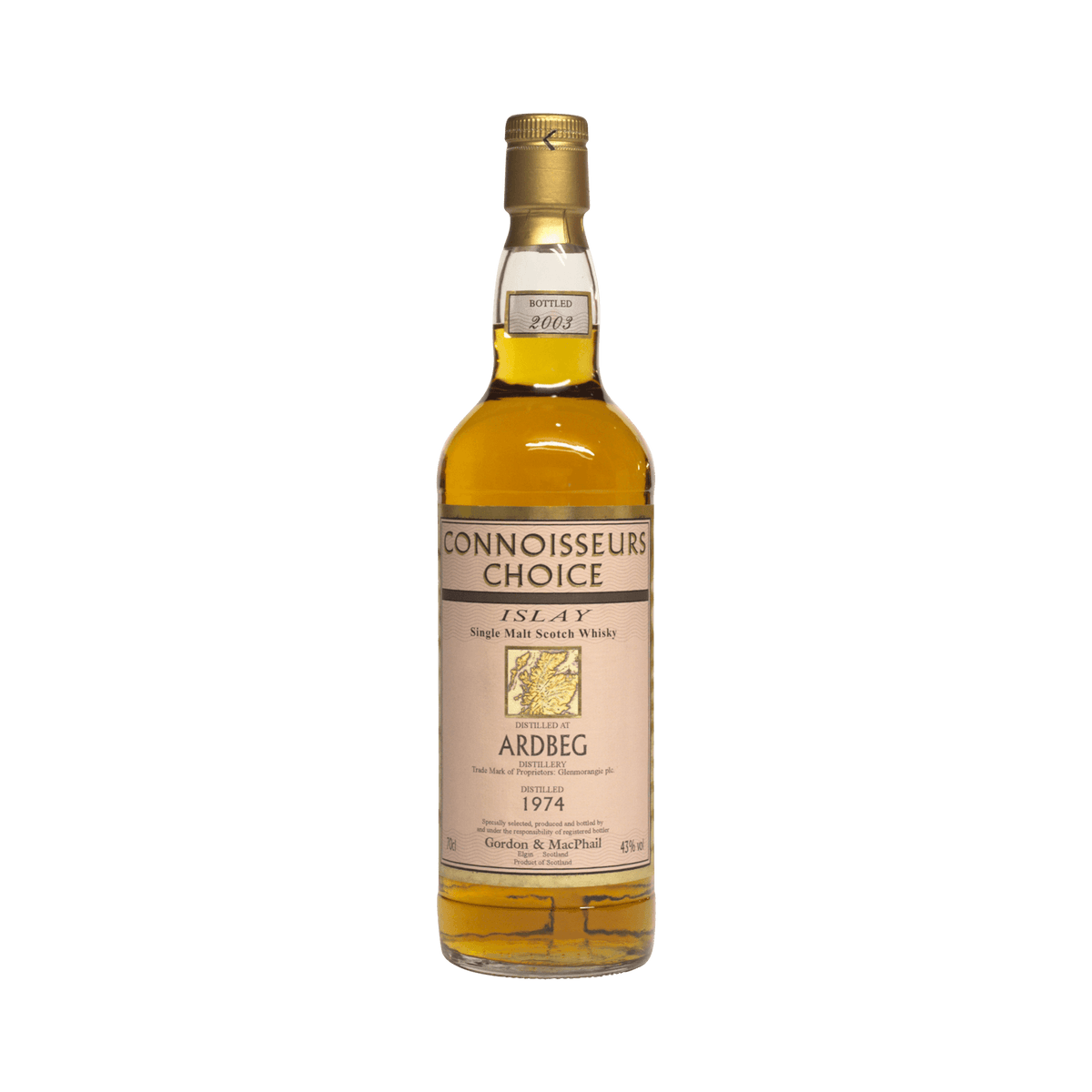 Ardbeg 1974 29 Year Old &#39;Connoisseurs Choice&#39; Gordon &amp; MacPhail 43.00%