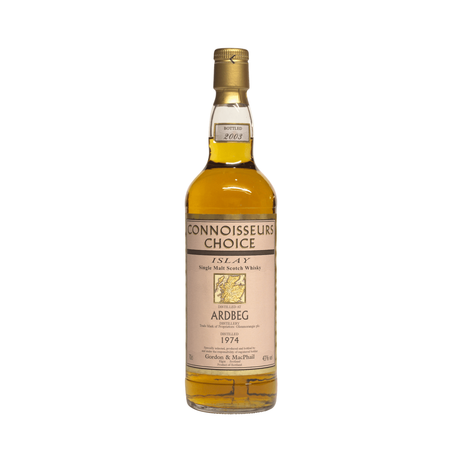 Ardbeg 1974 29 Year Old 'Connoisseurs Choice' Gordon & MacPhail 43.00%