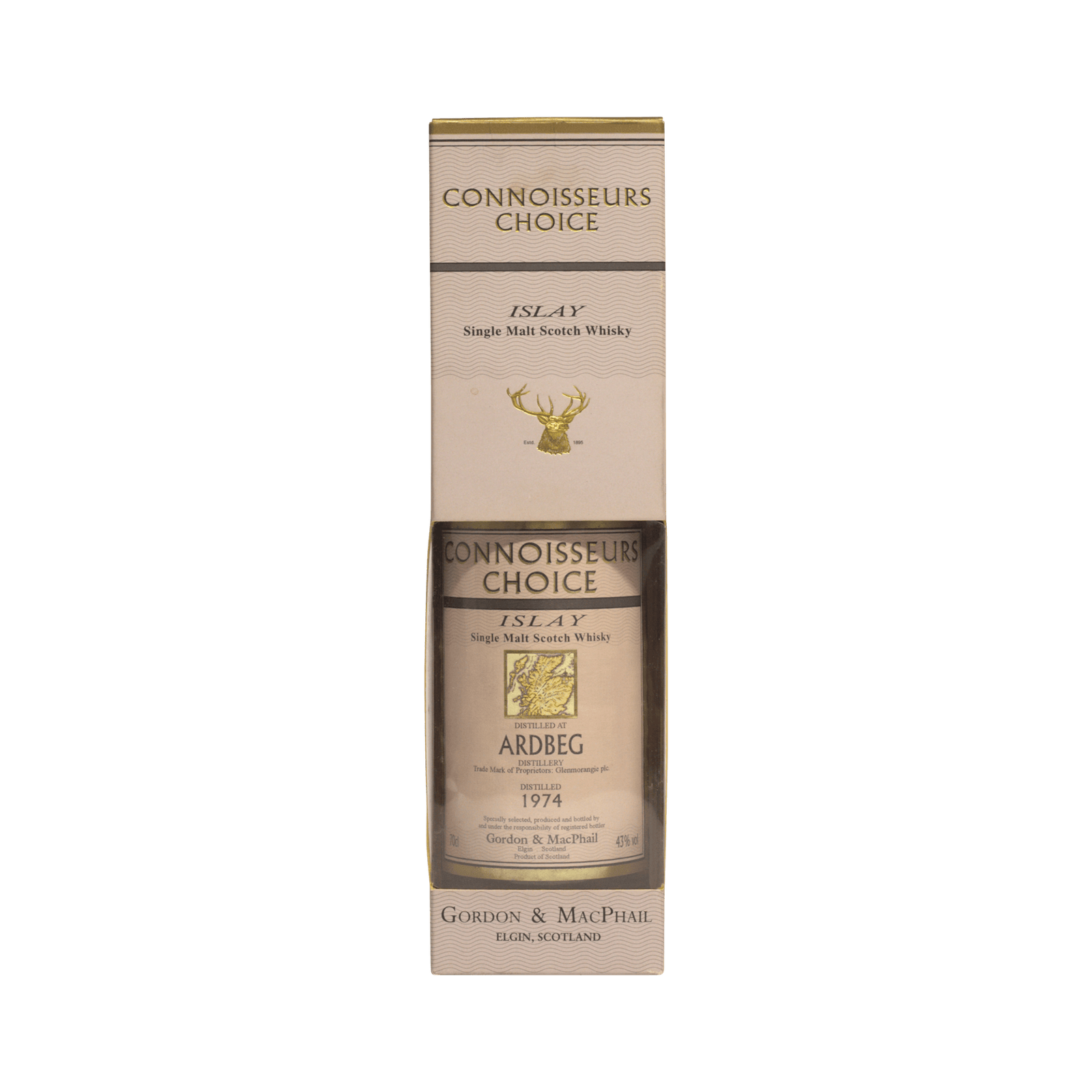 Ardbeg 1974 29 Year Old 'Connoisseurs Choice' Gordon & MacPhail 43.00%