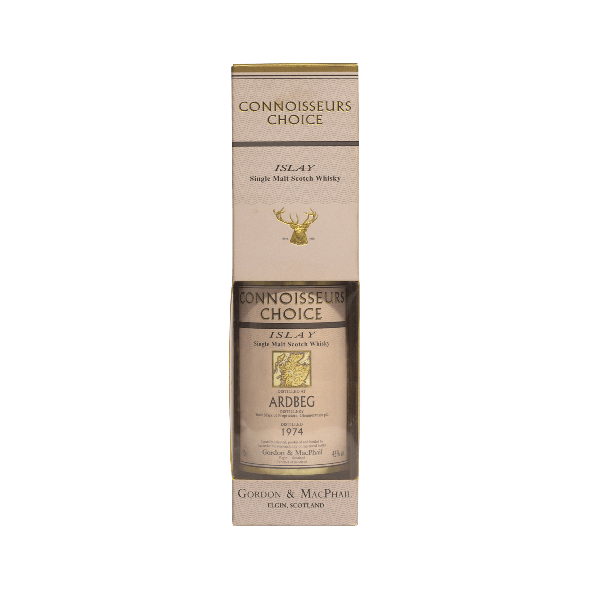 Ardbeg 1974 29 Year Old 'Connoisseurs Choice' Gordon & MacPhail 43.00%