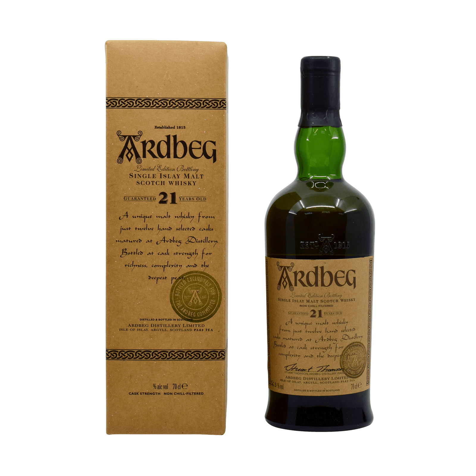 Ardbeg 21 Year Old 'Committee Release' 56.30% 70cl