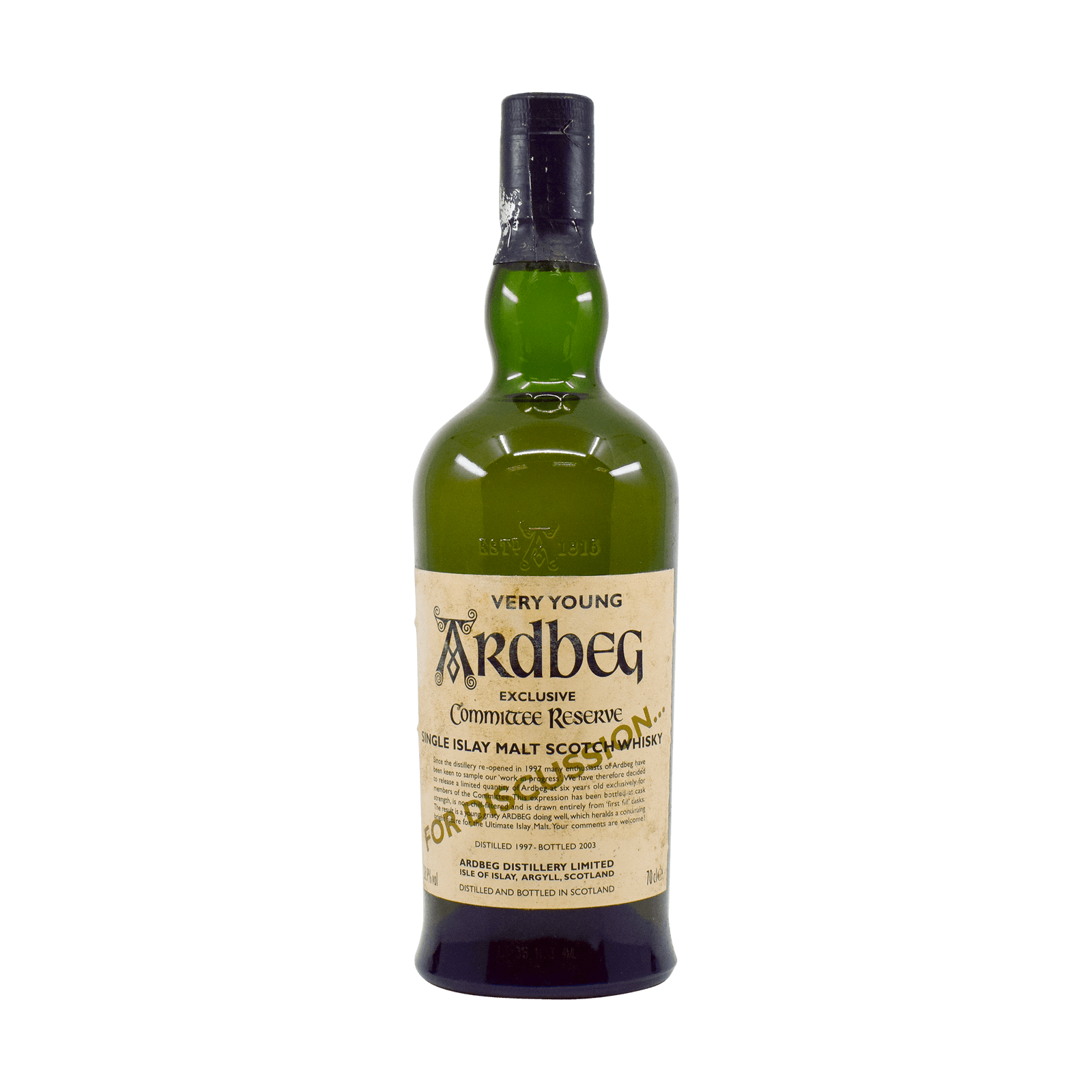 Ardbeg 1997 6 Year Old 'Committee Reserve – Very Young, For Discussion' 58.90% 70cl