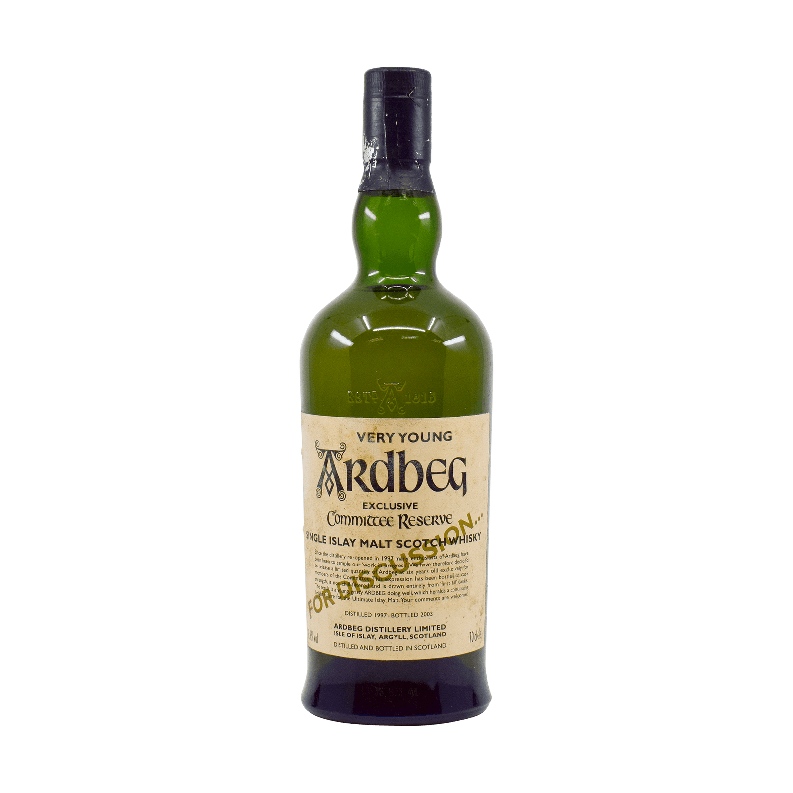 Ardbeg 1997 6 Year Old 'Committee Reserve – Very Young, For Discussion' 58.90% 70cl