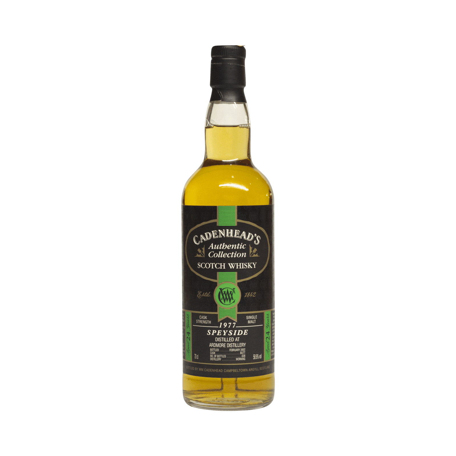 Ardmore 1977 24 Year Old Cadenheads 58.60%