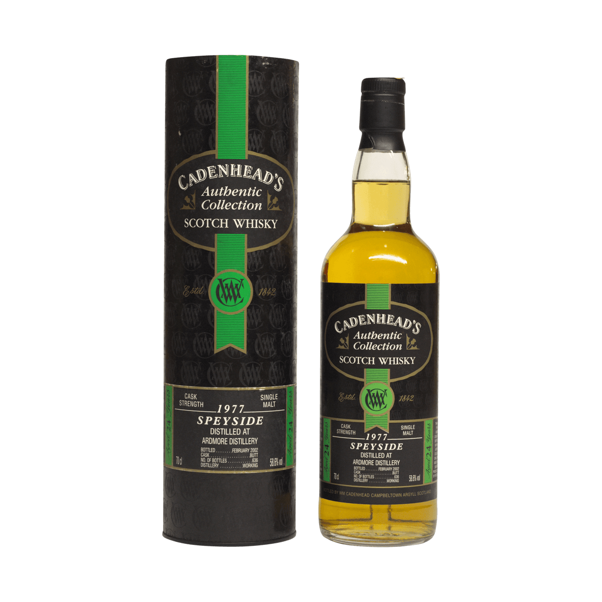 Ardmore 1977 24 Year Old Cadenheads 58.60%